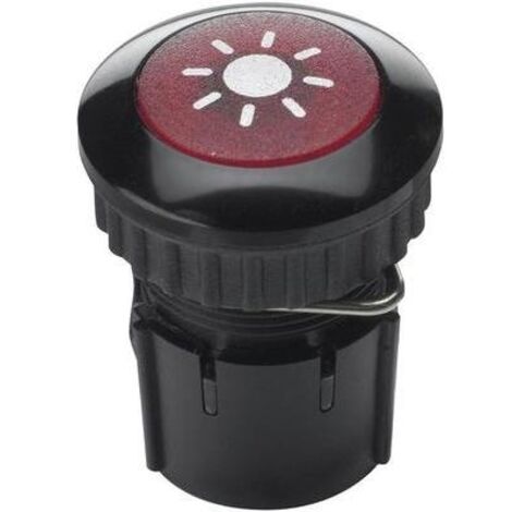 Grothe PROTACT 100 LED Pulsante campanello, ad incasso, nero, 63032