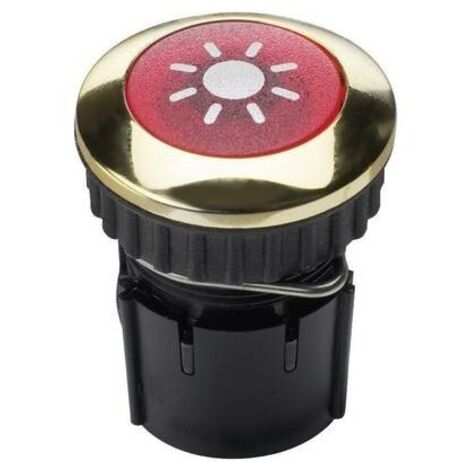 Grothe 63042 Tasto per campanello 1 parte Oro 12 V/1,5 A