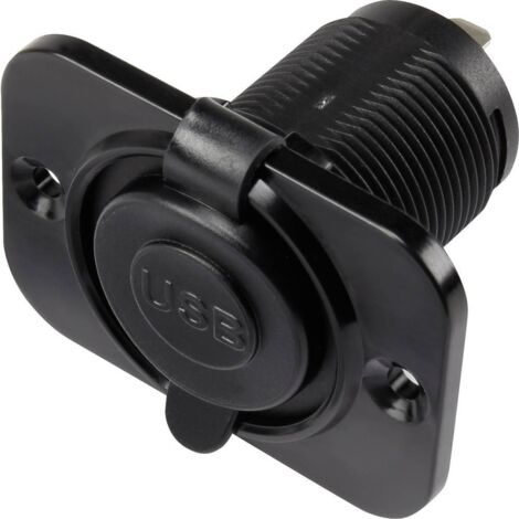 Presa Da Incasso REV Radius Con Coperchio - Bianca, 70x70x43 Mm, Protezione Touch, Senza USB
