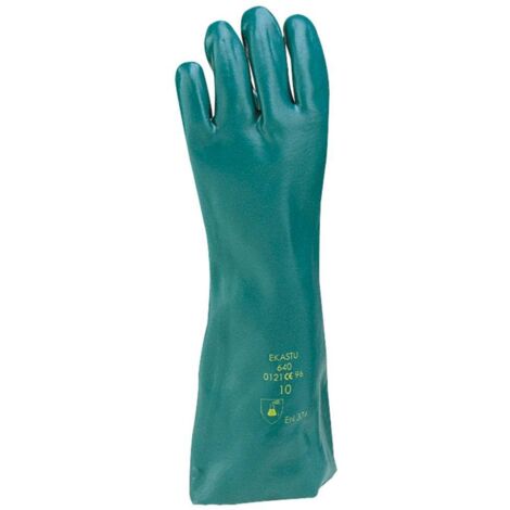 Ekastu 381 640 Cloruro di polivinile Guanto di protezione per prodotti chimici Taglia (Guanti): 10, XL EN 374-1:2017-03 (1/4)