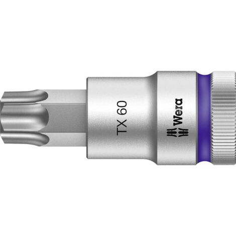 Wera 8767 C HF 05003838001 Esalobo Interno (TX) Inserto giravite a bussola T 60 1/2 (12.5 mm) (1/5)