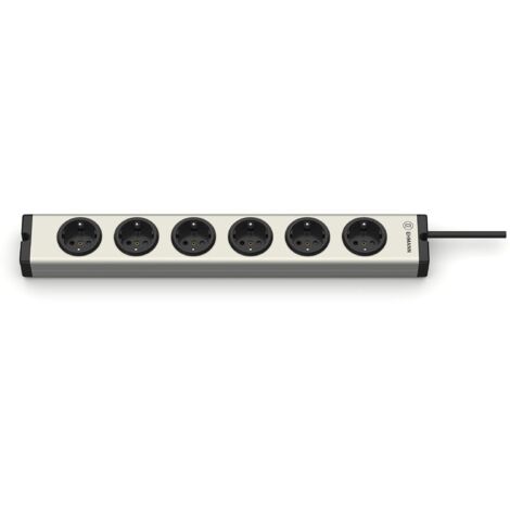 Ehmann 0600x00062031 Multipresa 6 scomparti Alluminio Schuko 1 pz. (1/3)