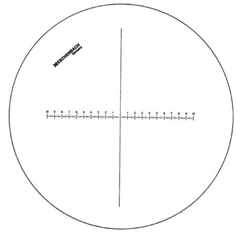 Eschenbach 115201 Scala di precisione per lenti d'ingrandimento Lente: (Ø) 23 mm (1/3)