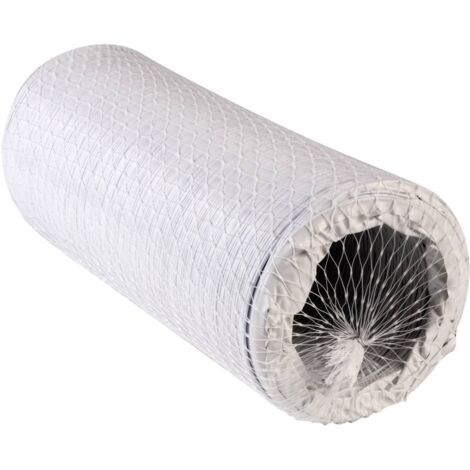 Wallair N52856 Tubo flessibile a spirale Plastica (Ø x L) 12.7 cm x 6 m Bianco (1/2)
