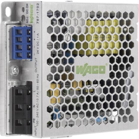 WAGO 787-1702 Alimentatore per guida DIN 24 V 1.25 A 30 W Num. uscite:1 x Contenuto 1 pz. (1/3)