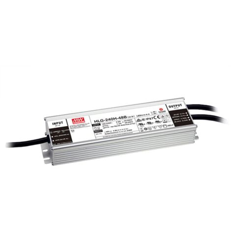 Mean Well HLG-240H-12B Driver per LED, Trasformatore per LED Tensione costante, Corrente costante 192 W 16 A 6 - 12 V/D (1/2)