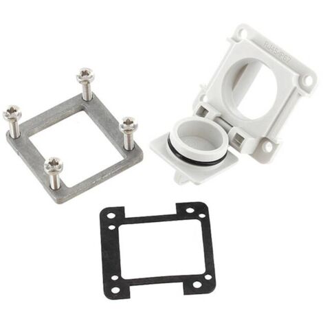 Telegärtner 100023156 Variante a flangia STX V6 6 100023156 Grigio luminescente 1 pz. (1/5)