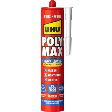 UHU Poly Max® 10 SEK Sofort Power Colla per montaggi 47230 440 g (1/4)