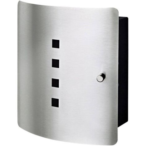 Burg Wächter Cassetta porta chiavi Quad 6204/10 Ni 33520 Numero di ganci 10 acciaio inox, Nero