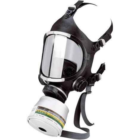 Ekastu C607/F 466 607 Respiratore a maschera pieno facciale senza filtro Dimensione: Uni EN 136, EN 148-1 DIN 136, DIN (1/2)