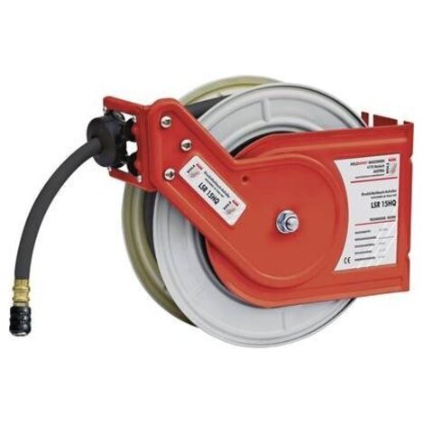 Avvolgitubo aria compressa professionale 15 mt Holzmann lsr15hq (1/2)