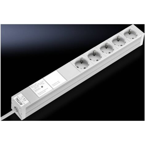 Rittal DK 7240.230 Multipresa 5 vani, con filtro soppressore, con protezione da sovratensioni 1 pz. (1/2)