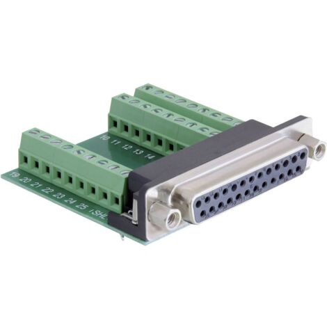Delock 65317 Connettore femmina SUB-D 180 ° Numero Poli (num): 25, 27 1 pz. (1/3)