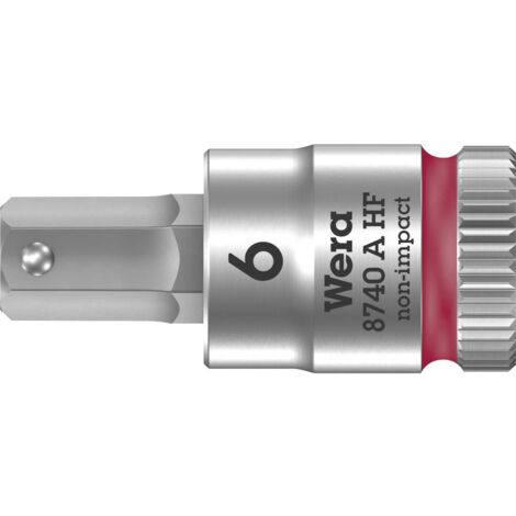 Wera 8740 A 05003337001 Brugola interna Inserto giravite a bussola 6 mm 1/4 (6.3 mm) (1/5)