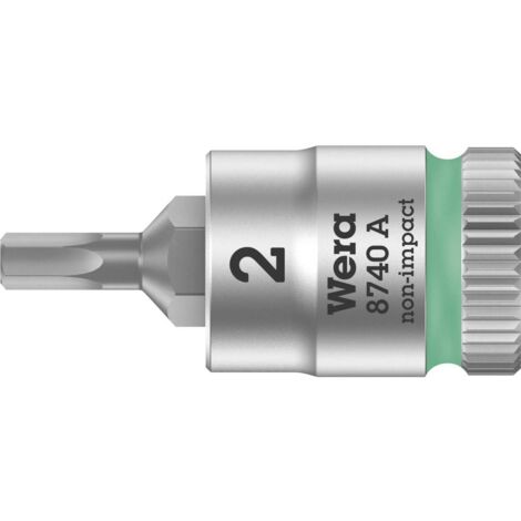 Wera 8740 A 05003330001 Brugola interna Inserto giravite a bussola 2 mm 1/4 (6.3 mm) (1/5)