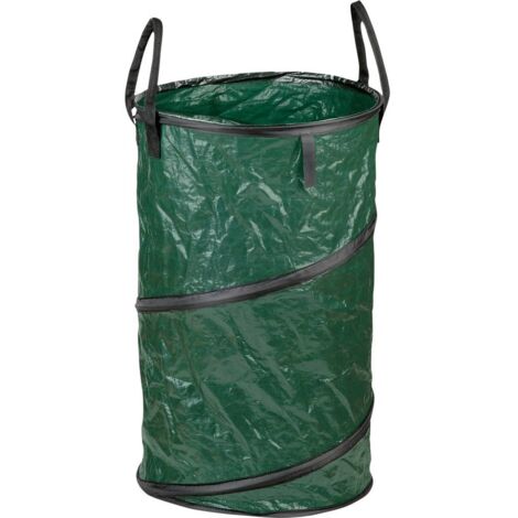 Meister Werkzeuge 9960970 Sacco da giardino 160 l Verde scuro (1/4)
