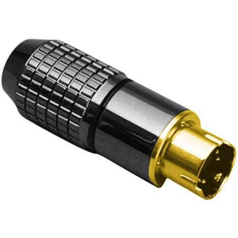 BKL Electronic 0204020 Connettore Mini-DIN Spina dritta Numero Poli (num): 6 Nero 1 pz. (1/3)