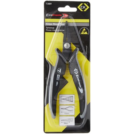 C.K T3889 ESD Pinza a becchi appuntiti Dritti 152 mm (1/3)