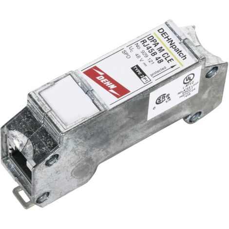 DEHN 929121 DPA M CLE RJ45B 48 Scaricatore di sovratensioni Protezione da sovratensioni per: Armadi di distribuzione, R (1/5)