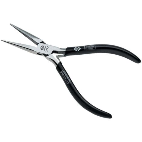 Pinza A Becchi Lunghi Dritti | 145 Mm | Acciaio | Manico Bicomponente | Per Lavori Di Precisione