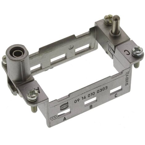 Connettori industriali serie Han® modulo DD - inserti 09 14 010 0303 Harting Contenuto: 1 pz. (1/2)