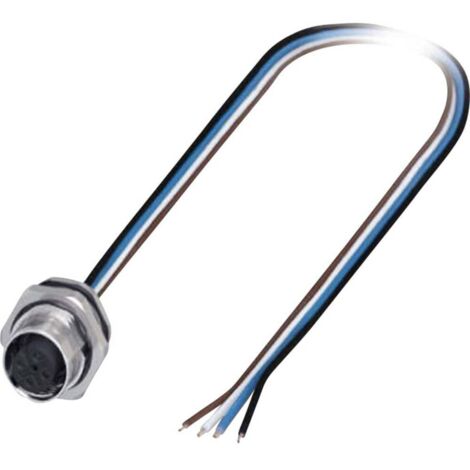 Phoenix Contact 1419632 Connettore da pannello per sensore o attuatore M12 Presa 0.50 m Numero di poli: 4 1 pz.