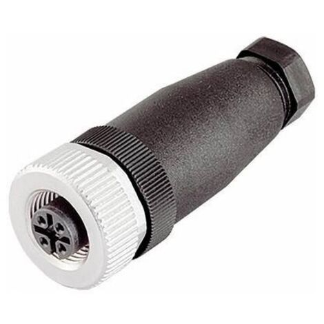 binder 99 0492 12 12 Connettore non confezionato per sensore o attuatore M12 Presa dritta Numero di poli: 12 1 pz. (1/3)