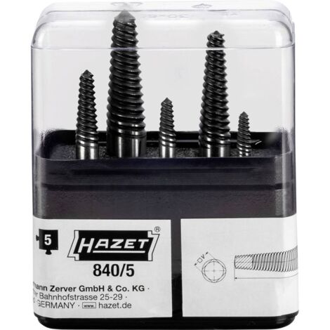 Hazet 840/5 KIT estrattori viti M4 - M18 (1/5)