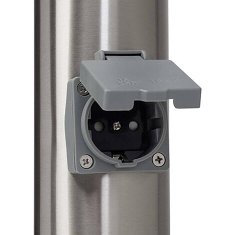 BRILLIANT Lampe a poser LED CHORUS - E27 - 1x10W - Coloris acier