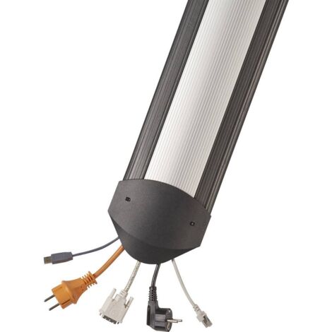 Serpa Ponte passacavi 5.01047.9004 TPE (miscela speciale inodore di gomma) Nero, Alluminio Numero canali: 5 1500 mm Con (1/2)