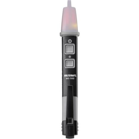 VOLTCRAFT MS-500 Tester di tensione senza contatto CAT IV 1000 V LED, Acustico di fabbrica senza certificato (1/5)