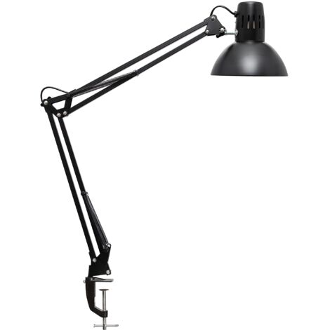 Lampada da scrivania MAULstudy nera regolabile