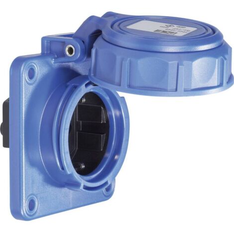 PCE 20352-8b Presa da pannello IP68 Blu