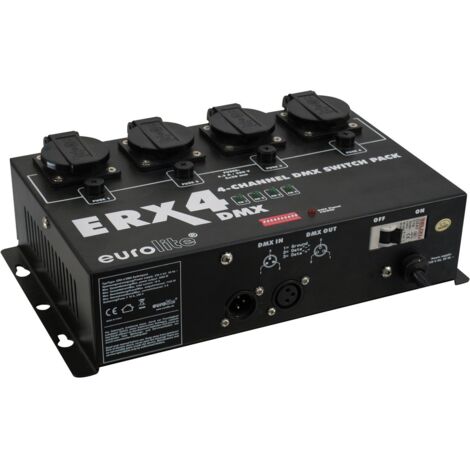Switch pack DMX Eurolite ERX-4 DMX 4 canali (1/4)