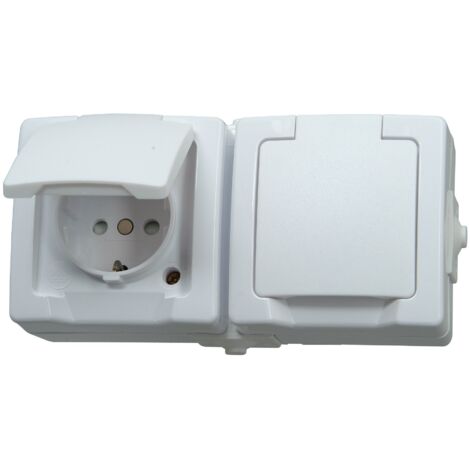 Kopp 137002003 Interruttore per ambienti umidi Presa doppia 1 pz. (1/3)