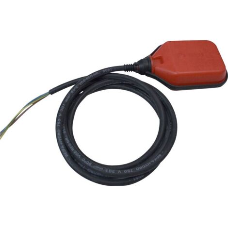 Renkforce Interruttore Galleggiante Per Svuotamento - Con Cavo 10m E Peso Regolabile, Ideale Per Pozzi O Serbatoi