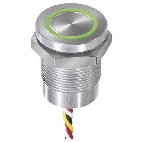 APEM CPB2110000KGSS CPB2110000KGSS Pulsante a sensore 24 V 0.2 A Momentaneo Verde, Rosso IP68, IP69K 1 pz. (1/2)