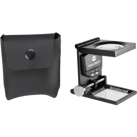 Lente D'ingrandimento LED Fold Stand Tessuto Quadrato Magnifing 10X Lente Orologio Gioielleria Office School Tool - Foto 7