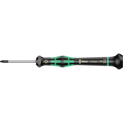 Wera 2067 Elettronica e meccanica di precisione Cacciavite Torx Dimensione (Cacciavite) T 5 Lunghezza della lama: 40 mm (1/5)