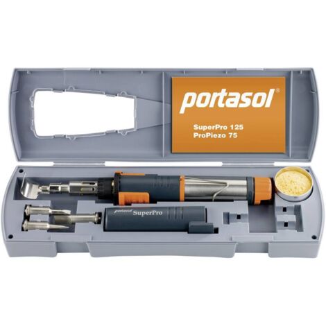 Perel Kit Saldatore Superpro 25-125W 580°C Nero Grigio Arancione