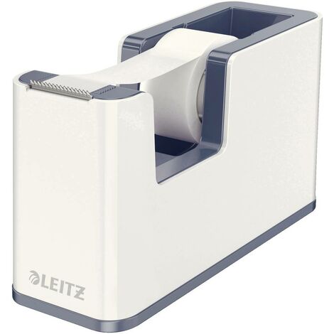 Leitz Dispenser per nastro adesivo WOW Duo Colour Bianco, Grigio Larghezza rotolo (max.): 19 mm Lunghezza rotolo (max.) (1/5)
