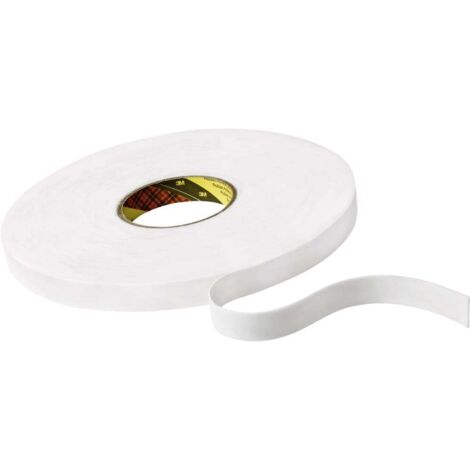3M 9508W12 Nastro biadesivo bianco 12 mm x 66 m