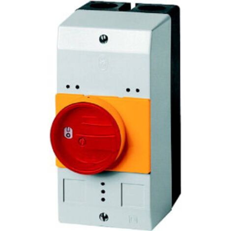 Eaton CI-PKZ0-GRM 260104 Alloggiamento vuoto con interruttore di emergenza (L x L x A) 97 x 80 x 160 mm Rosso, Giallo, (1/3)