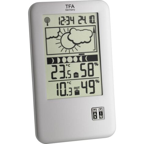 TFA Dostmann Stazione Meteo Analogica, Per Interni Ed Esterni Barometro Igrometro Termometro Resistente Alle Intemperie 89955630