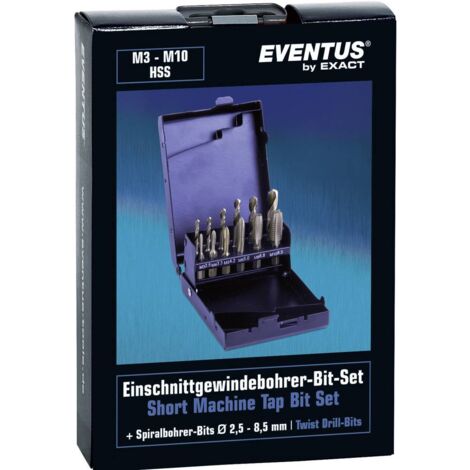 EXACT 43641 MASCHIO a macchina metrica m3 0 5 mm taglio destrorso din 371 hss e EUR 25,00
