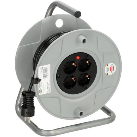 Brennenstuhl 1099150001 Avvolgicavo 25.00 m Nero Spina schuko (1/5)