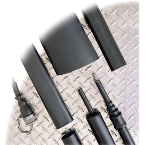 Termoretraibile 2:1 Nero Cavo Termoretraibile Nero 3/16 (5mm) Per