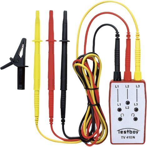 Testboy TV 410 N Misuratore campo rotante CAT II 400 V LED (1/5)