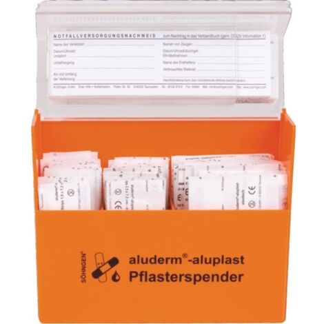 Distribuzione di cerotti aluderm-aluplast B160xH122xT57mm
