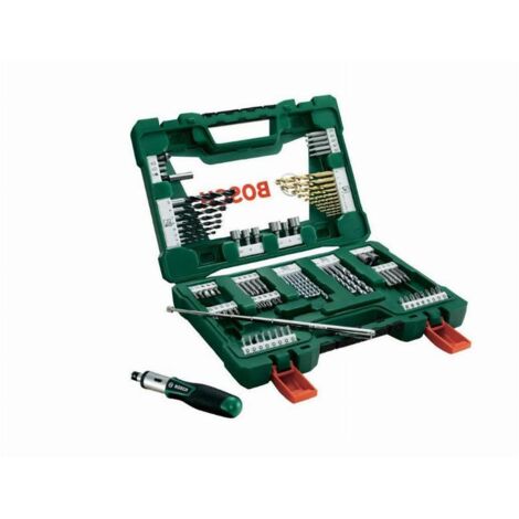 Set di punte BOSCH V-Line da 91 pezzi con cacciavite a cricchetto e asta magnetica - 2607017195